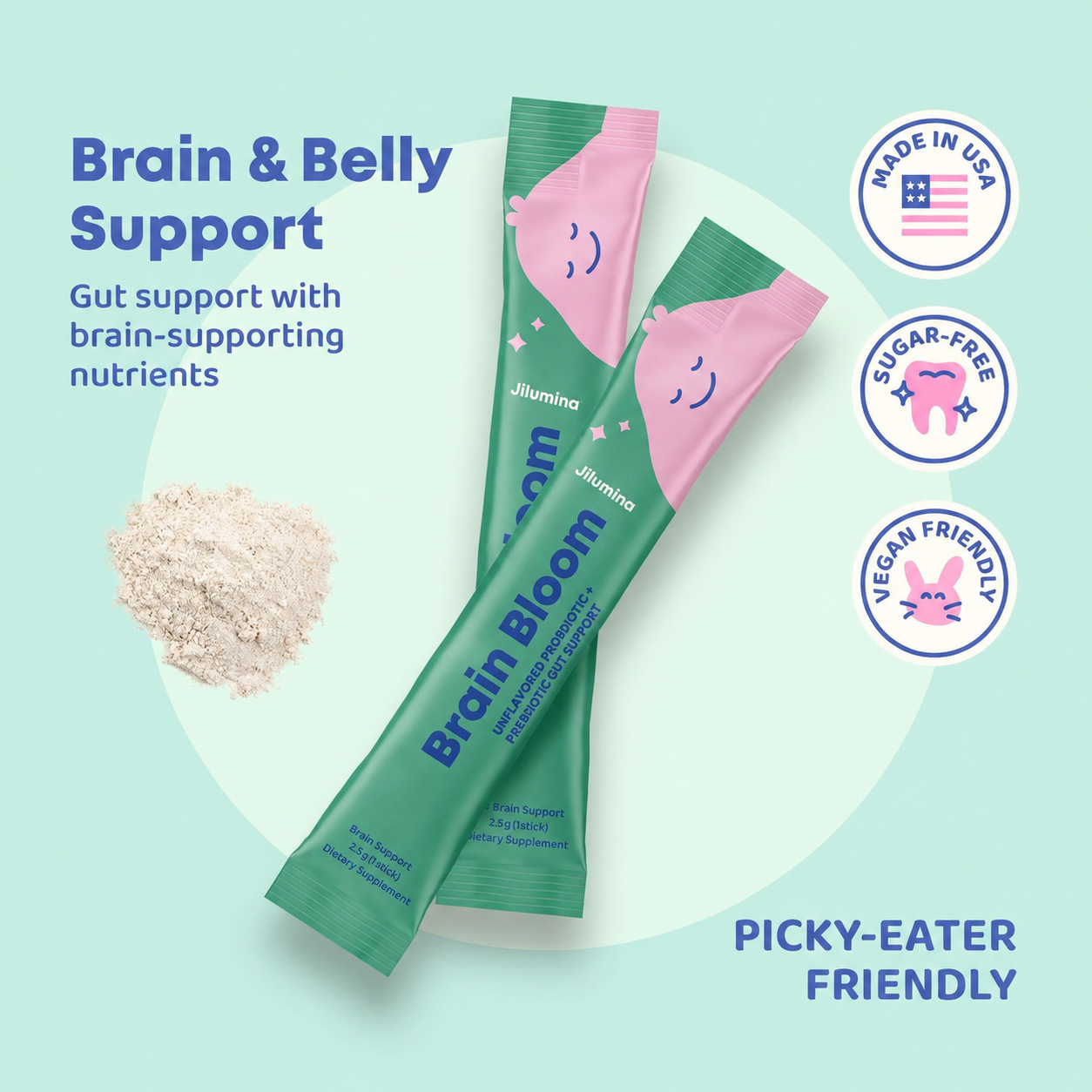 Brain Bloom Gut-Brain Probiotic